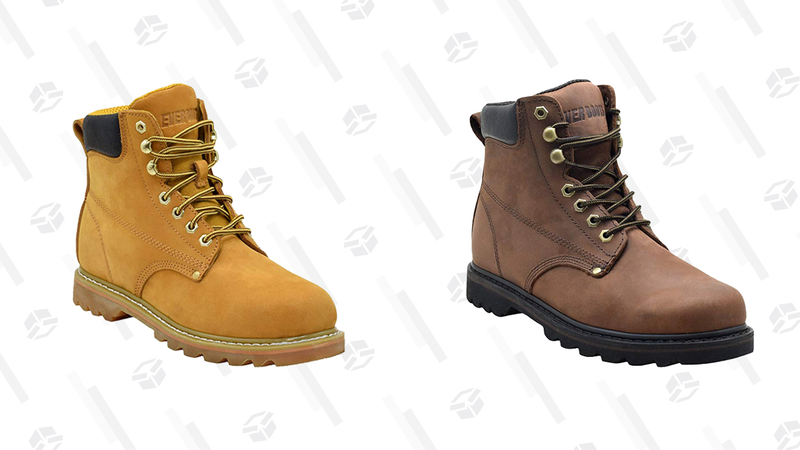 Gold Box de botas Ever Boots Tank Work Boot | AmazonGráfico: Chelsea Stone